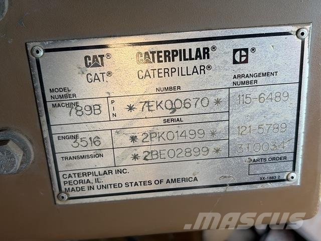 CAT 789B Articulated Haulers