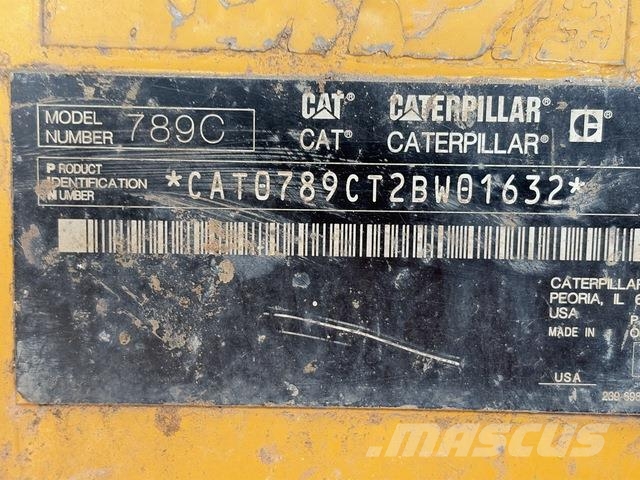 CAT 789C Wozidła przegubowe