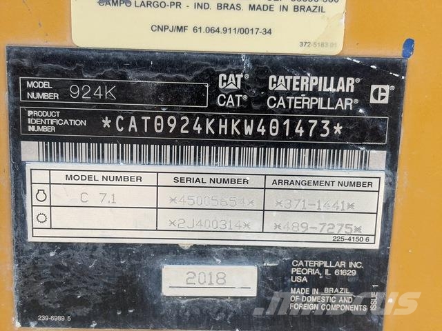 CAT 924K Wielladers
