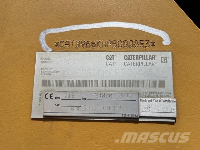 CAT 966 K Wheel loaders