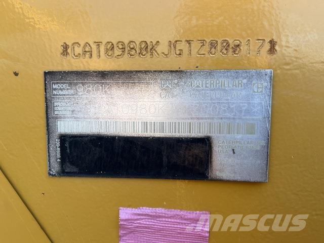 CAT 980K ホイールローダー・タイヤショベル