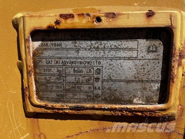 CAT 986K Wielladers