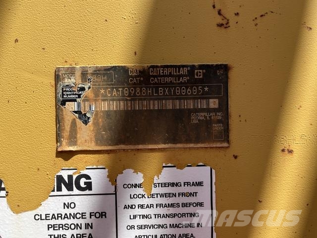 CAT 988H Pale gommate