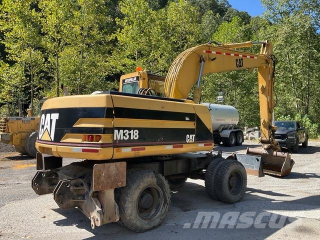 CAT M318 Gravemaskiner på hjul