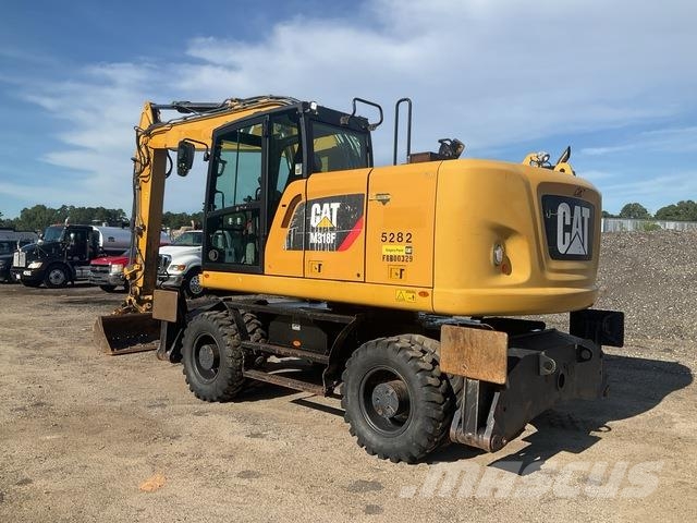 CAT M318F  휠 굴삭기