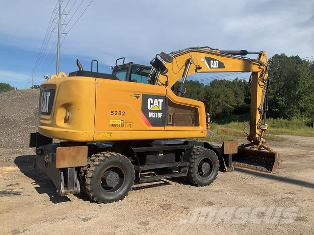 CAT M318F  휠 굴삭기