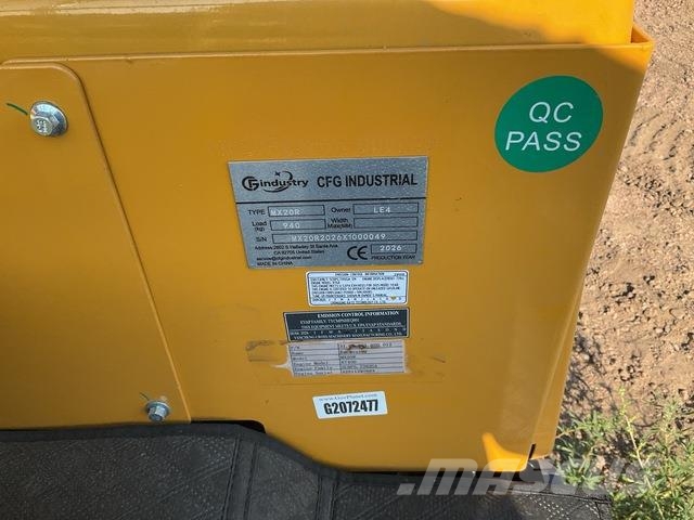 CFG MX20R Kāpurķēžu ekskavatori