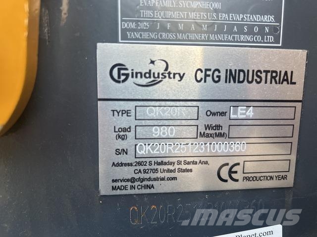 CFG QK20R 履帶式 挖土機/掘鑿機/挖掘機