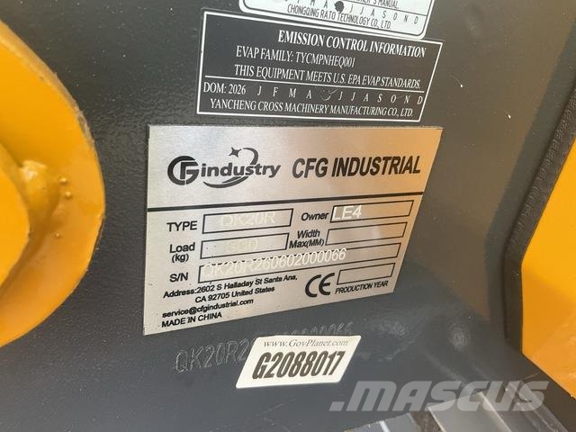CFG QK20R Bageri guseničari
