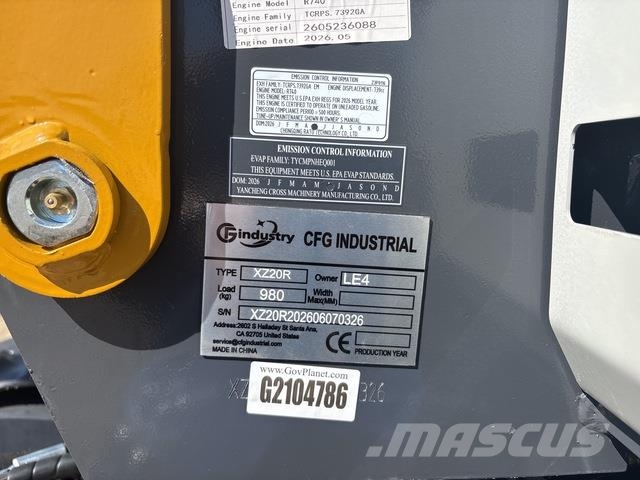 CFG XZ20R Crawler excavators