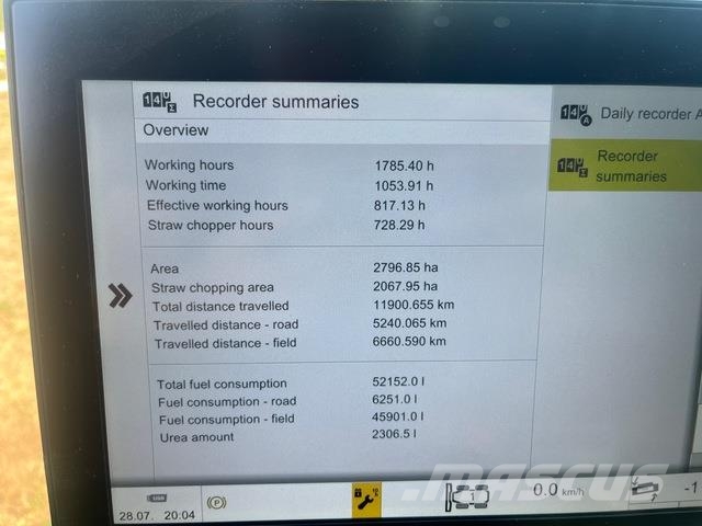 CLAAS Lexion 6700TT Θεριζοαλωνιστικές μηχανές