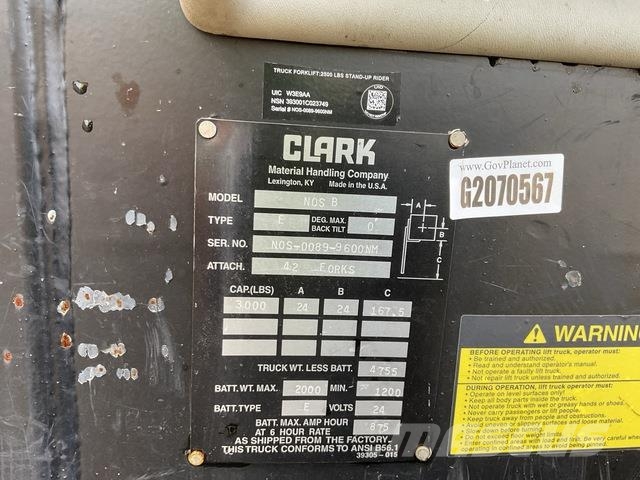 Clark NOS B Préparateur de commande moyenne levée
