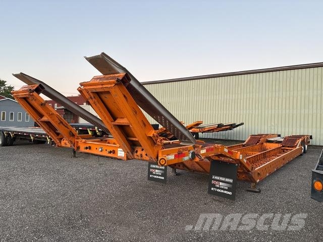 Delavan Lowboy Semi Reboques de Transporte Auto