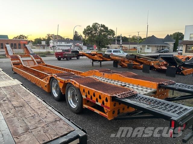 Delavan Lowboy Semi Reboques de Transporte Auto