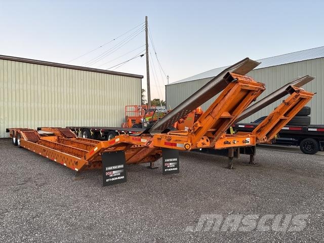 Delavan Lowboy Semi Reboques de Transporte Auto