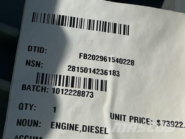 Detroit Diesel 8083-7400 Turbo Diesel Engine 엔진