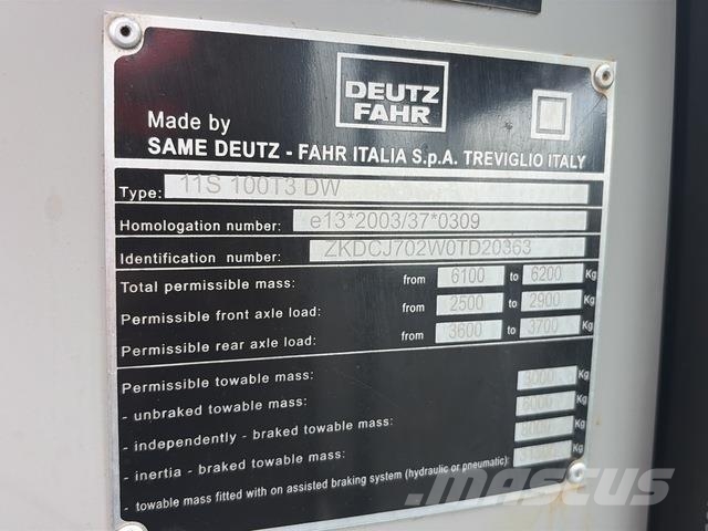 Deutz-Fahr 5105.4GS الجرارات