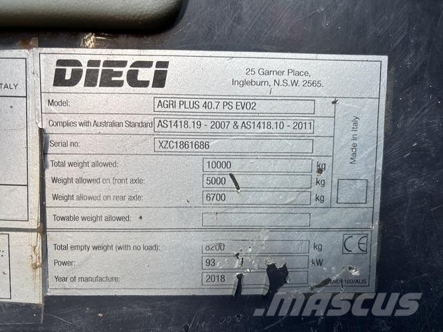 Dieci Agri Plus 40.7 Teleskopické manipulátory