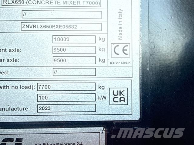 Dieci RLX 650 Muut koneet