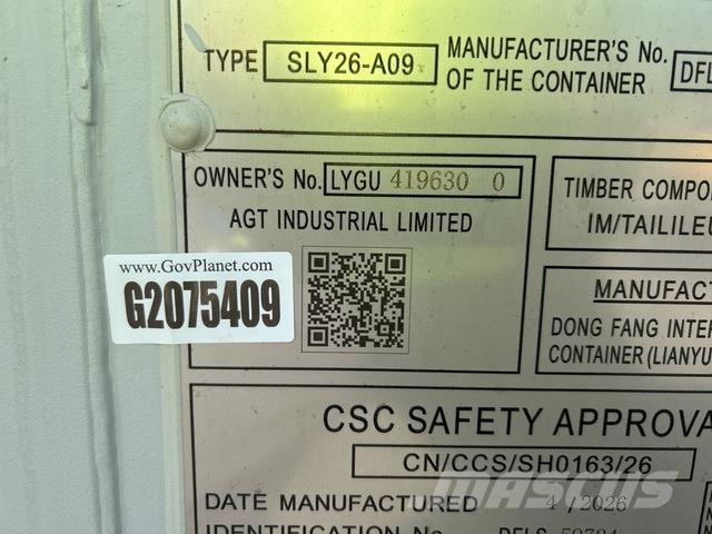  Dong Fang International SLY26-A09 Būvniecība- Citi