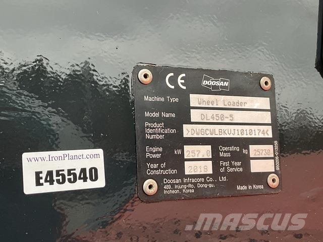 Doosan DL450-5 Læssemaskiner på hjul