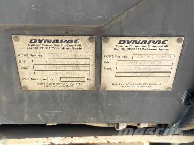 Dynapac CC2300 Rodillos de doble tambor