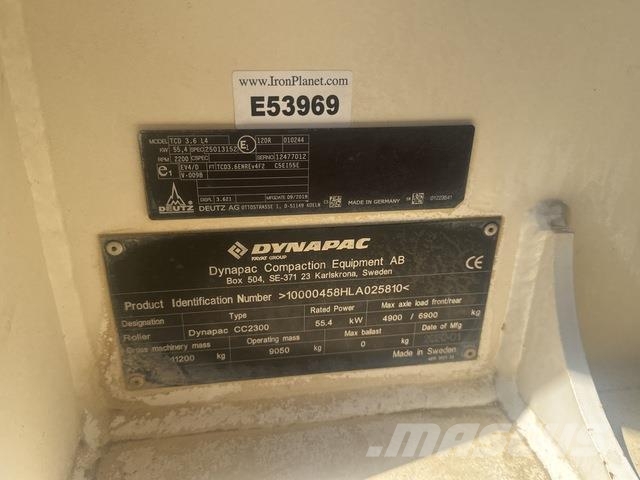 Dynapac CC2300 Rodillos de doble tambor