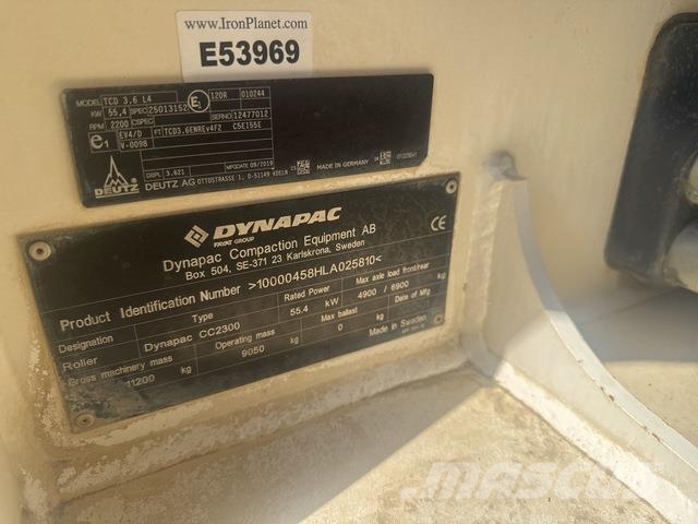 Dynapac CC2300 Rodillos de doble tambor