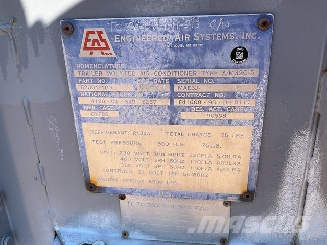 Engineered Air Systems A/M32C-5 Sildīšanas un atkausēšanas iekārtas