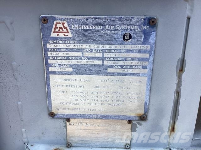 Engineered Air Systems A/M32C-5 Sildīšanas un atkausēšanas iekārtas