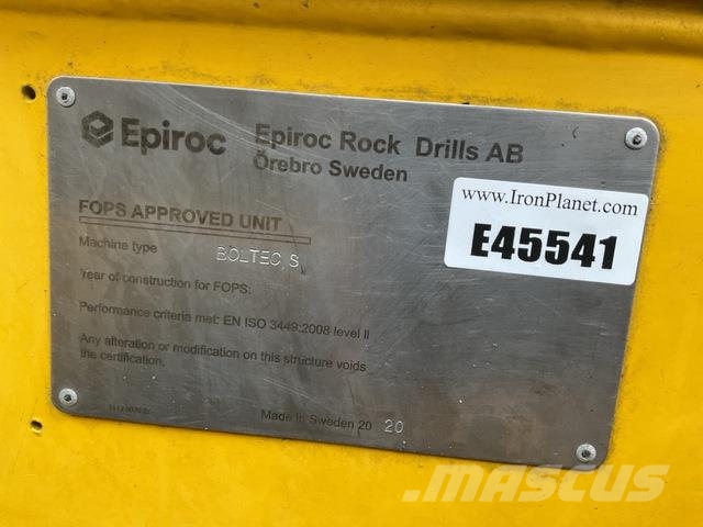 Epiroc Boltec S Cits pazemes darbu aprīkojums
