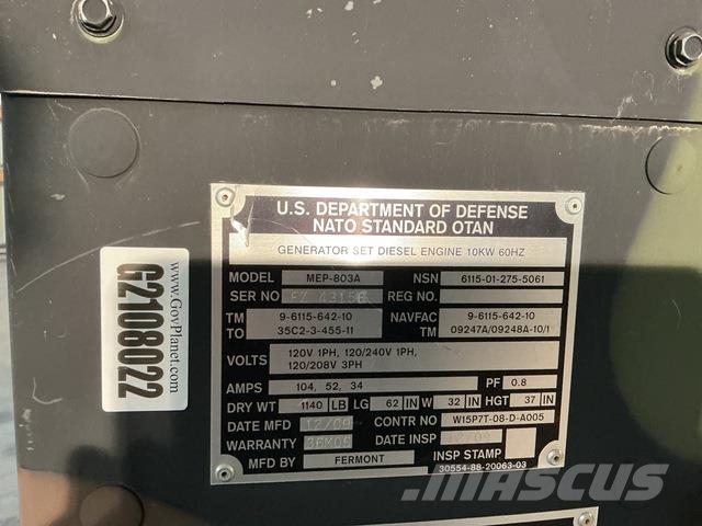 Fermont MEP-803A Дизельные генераторы