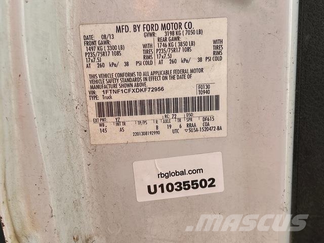 Ford F-150 Caja abierta/laterales abatibles