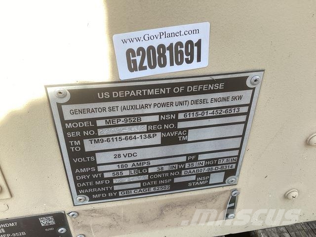 GBI MEP-952B Dieselgeneratorer
