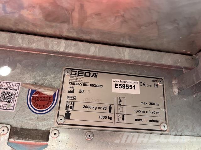 Geda BL2000 Twin Construcción - Otros