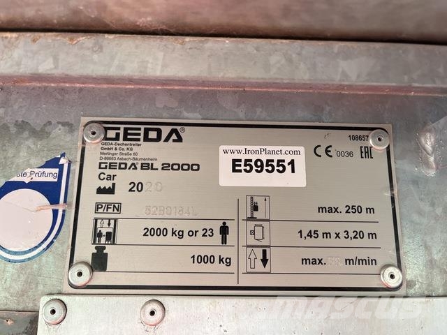 Geda BL2000 Twin Construcción - Otros