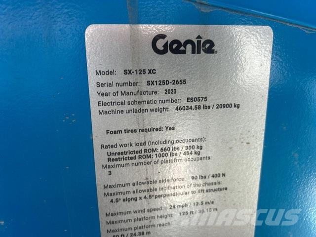 Genie S125XC Teleskopické plošiny