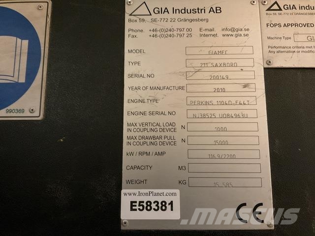 Giamec 211 Platforme aeriene montate pe camion