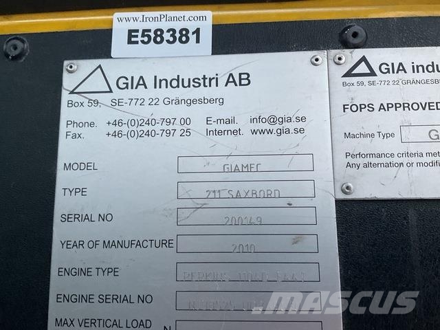 Giamec 211 Platforme aeriene montate pe camion