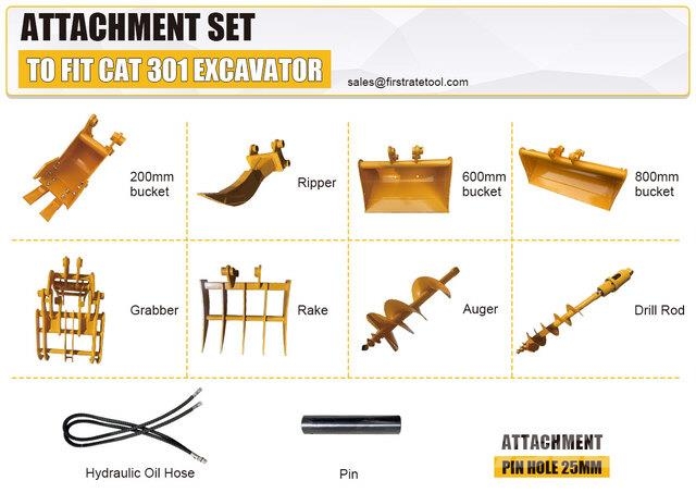  GIYI Cat 301 GYA-8 مكونات أخرى