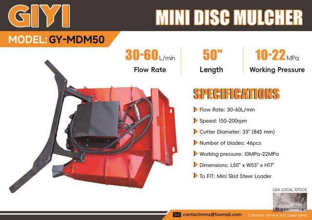 GIYI GY-MDM50 Šumarski malčeri