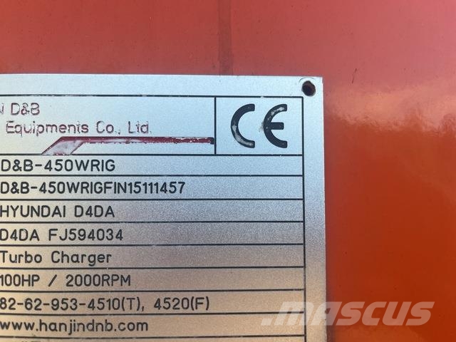 Hanjin D&B-450W サーフェイスドリルリグ