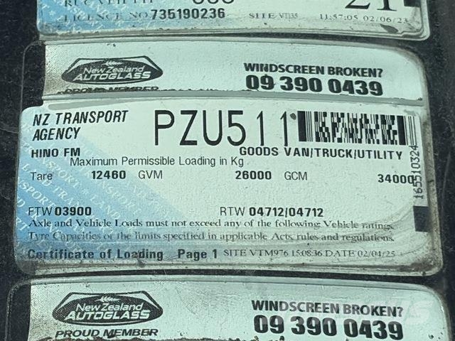 Hino FM1J Camiones aspiradores/combi