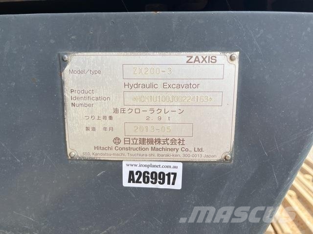 Hitachi ZX200-3 大型油圧ショベル12t以上（パワーショベル・ユンボ）