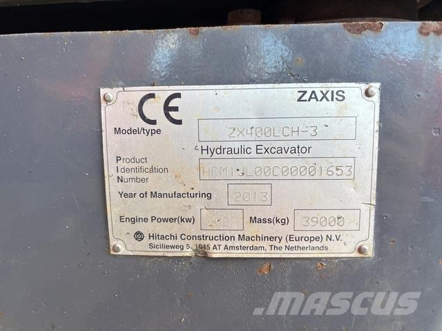 Hitachi ZX400LCH-3 Telakaivukoneet