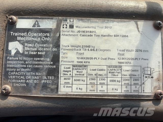 Hyster H16.00XM-6 شاحنات ذات رافعات شوكية - أخرى