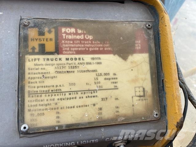 Hyster H800A Counterbalance Kontinkäsittelytrukit