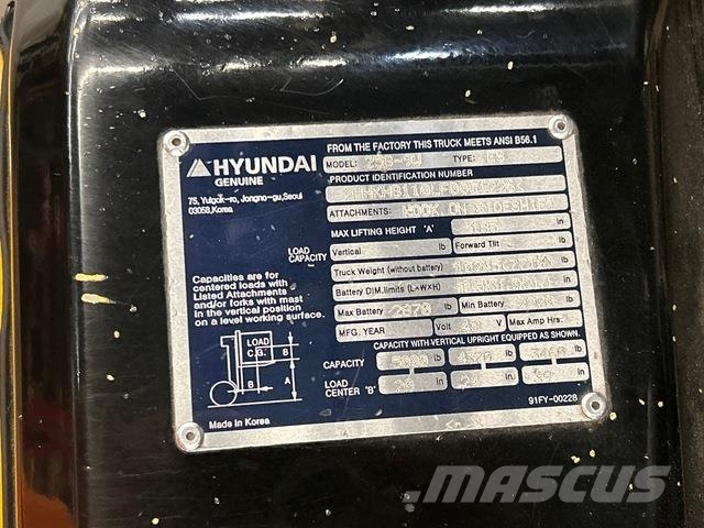 Hyundai 25B-9U Chariots élévateurs électriques