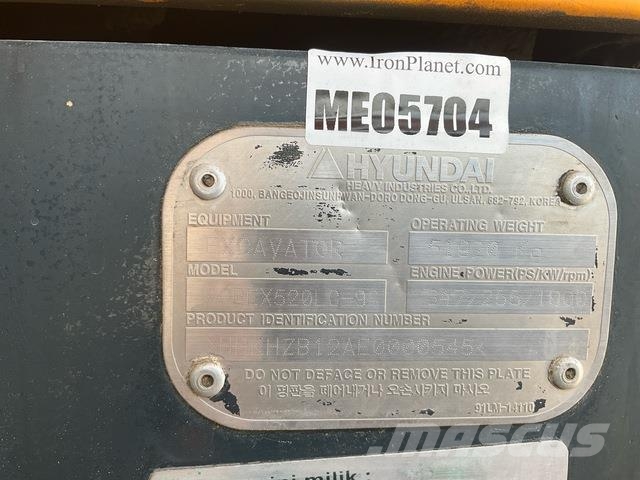 Hyundai R520LC-9 Гусеничні екскаватори