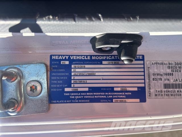 Isuzu FSD140-260 貨箱式卡車